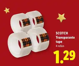 Lidl Scotch Transparante tape aanbieding