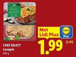 Lidl Chef Select Lasagne aanbieding