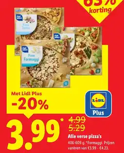Lidl Chef Select Pizza Formaggi aanbieding