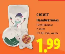 Lidl Crivit Handwarmers aanbieding