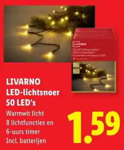 Lidl Livarno LED-lichtsnoer aanbieding
