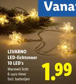 Lidl Livarno LED-lichtsnoer aanbieding