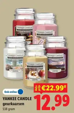 Lidl Yankee Candle geurkaarsen aanbieding