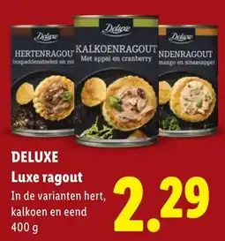 Lidl Deluxe Luxe ragout aanbieding
