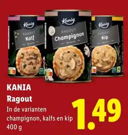 Lidl Kania Ragout aanbieding