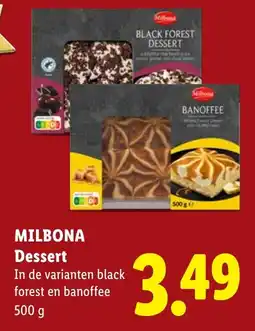Lidl Milbona Dessert aanbieding