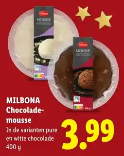 Lidl Milbona Chocolademousse aanbieding