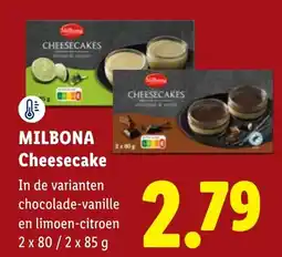 Lidl Milbona Cheesecake aanbieding