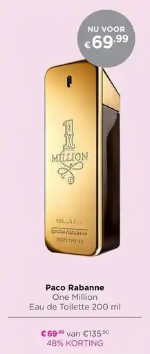 ICI Paris XL Paco Rabanne One Million Eau de Toilette 200 ml aanbieding