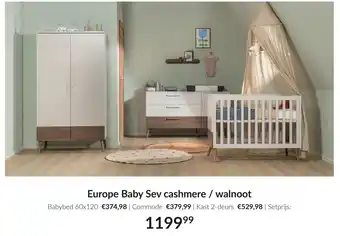 Europe Baby Sev cashmere / walnoot