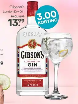 Mitra Gibson's London Dry Gin aanbieding