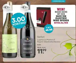 Mitra Sartori Lugana La Musina of Regolo Valpolicella Ripasso aanbieding