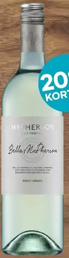 Mitra Mcpherson pinot grigio aanbieding