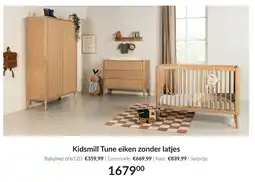 Babypark Kidsmill Tune eiken zonder latjes aanbieding