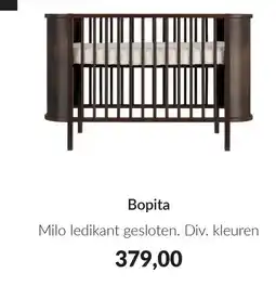 Babypark Bopita Milo ledikant gesloten aanbieding