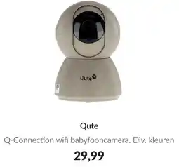 Babypark Qute Q-Connection wifi babyfooncamera aanbieding
