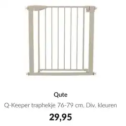 Babypark Qute Q-keeper traphekje aanbieding