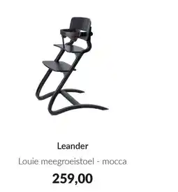 Babypark Leander Louie meegroeistoel - mocca aanbieding