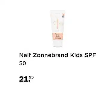 Plein.nl Naif zonnebrand kids spf 50 aanbieding