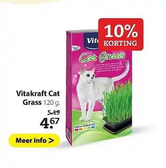 Pets Place Vitakraft cat grass 120 gram aanbieding