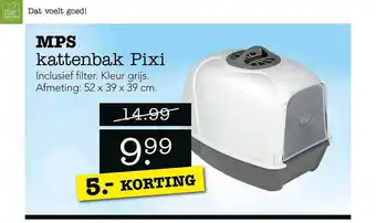 Dierspecialist Mps kattenbak pixi aanbieding