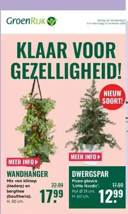 GroenRijk GroenRijk Wandhanger aanbieding