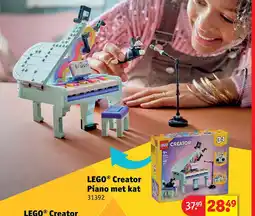 Kruidvat LEGO Creator Piano met kat 31392 aanbieding
