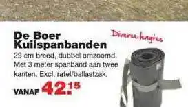 De Boer Drachten De boer kuilspanbanden aanbieding