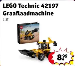 Kruidvat LEGO Technic 42197 Graaflaadmachine aanbieding