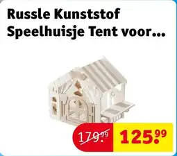 Kruidvat Russle Kunststof Speelhuisje Tent voor Kinderen aanbieding