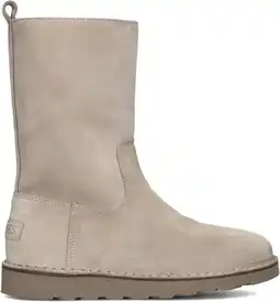 Wehkamp Shabbies Amsterdam Boots Palissa Mia High Zip Beige aanbieding
