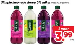 Dekamarkt Slimpie limonade siroop aanbieding