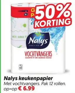 Dekamarkt Nalys keukenpapier aanbieding
