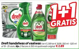 Dekamarkt Dreft handafwas of vaatwas aanbieding