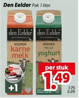 Dekamarkt den Eelder boeren karne melk aanbieding
