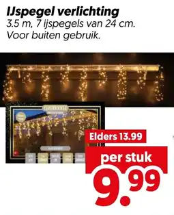 Dekamarkt Ijspegel verlichting aanbieding