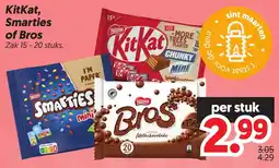 Dekamarkt KitKat, Smarties of Bros aanbieding