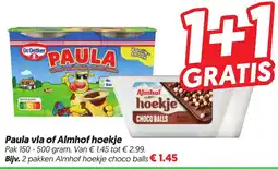 Dekamarkt Paula vla of Almhof hoekje aanbieding