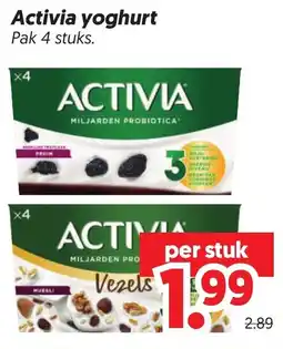 Dekamarkt Activia yoghurt aanbieding