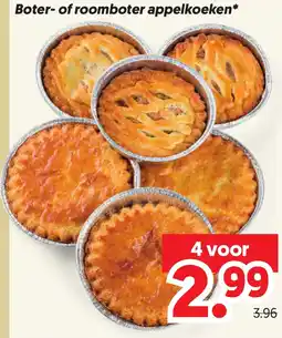 Dekamarkt Boter- of roomboter appelkoeken aanbieding