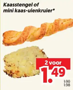 Dekamarkt Kaasstengel of mini kaas-uienkruier* aanbieding