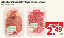 Dekamarkt Montorsi L'Apéritif tapas vleeswaren aanbieding