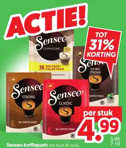 Dekamarkt Senseo koffiepads aanbieding