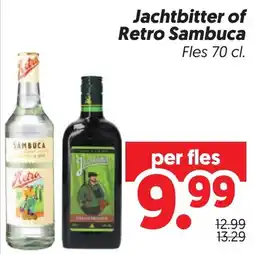 Dekamarkt Jachtbitter of Retro Sambuca aanbieding