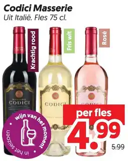 Dekamarkt Codici Masserrie aanbieding