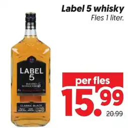 Dekamarkt Label 5 whisky aanbieding