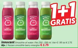 Dekamarkt Innocent Smoothie of water aanbieding
