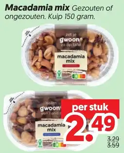 Dekamarkt Macadamia mix aanbieding