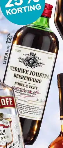 Mitra Weduwe Joustra Beerenburg - Nobel & Echt aanbieding