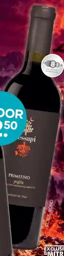 Mitra Messapi Primitivo IGP Puglia | 75 CL aanbieding